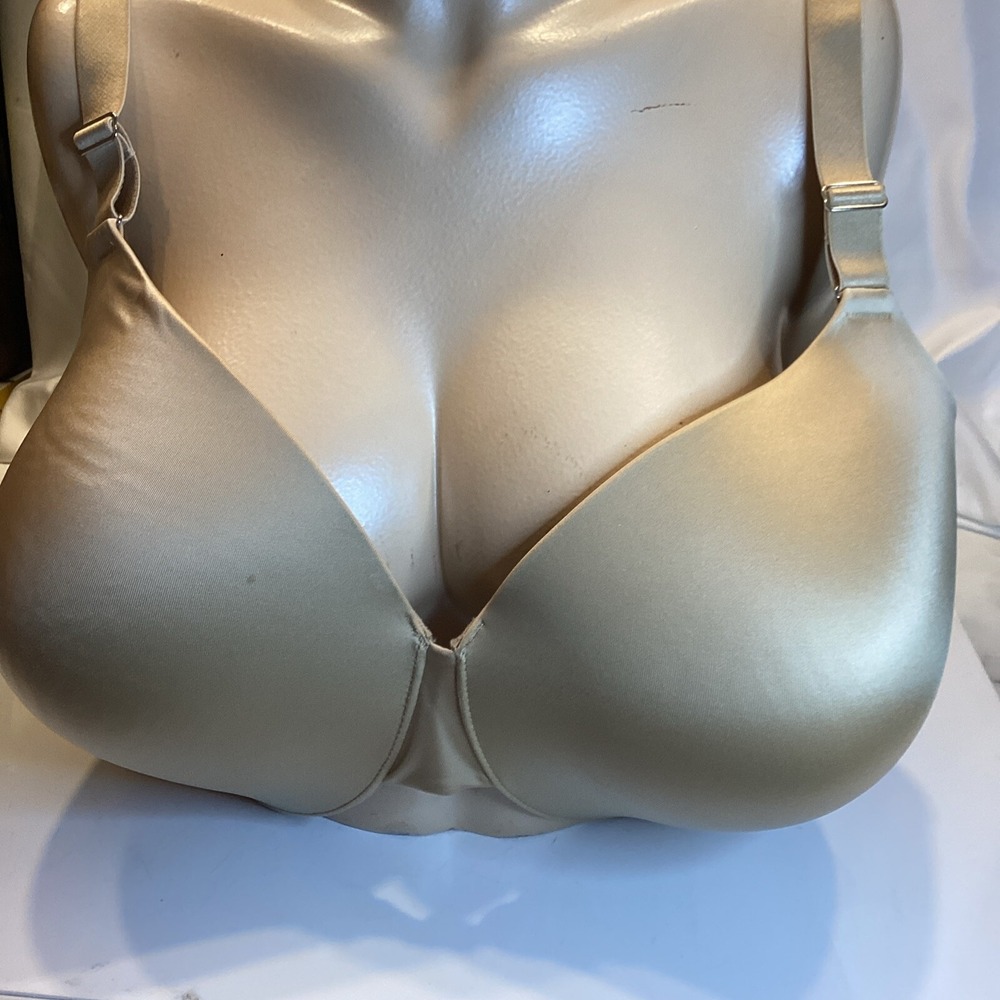 soma beige size 42ddd vanishing back full coverage nylon blend